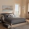 Baxton Studio Jamie Oak and Grey Wood Queen 2-Drawer Queen Size Storage Platform Bed 138-7709-8041 - alternate 6